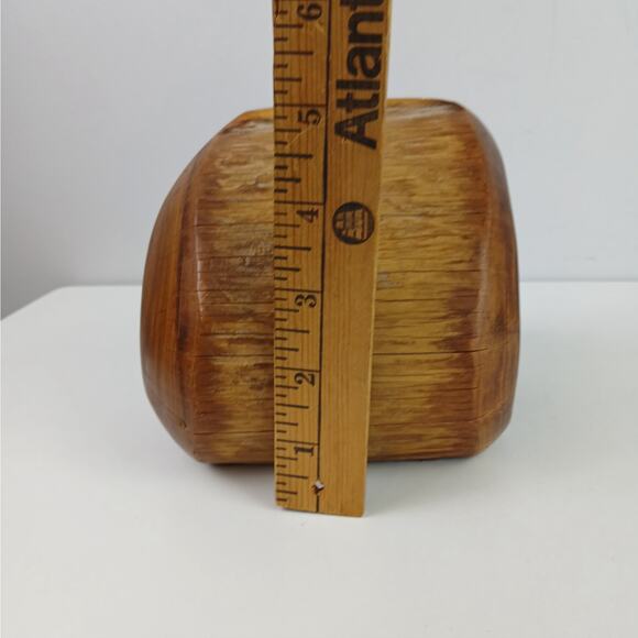 VTG Artisan Made Wooden Stash Box /Organic Natural Wood Design/ Hidden Drawer - Picture 8 of 13